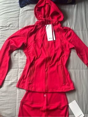 lululemon Define Luon zip-up hoodie and Leggings Set